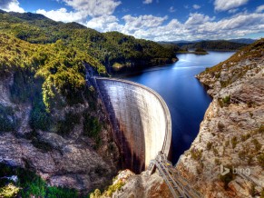 Gordon Dam Tasmania Australia