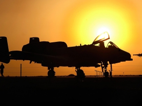 Maintenance Crews On A 10 Warthog