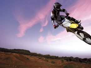 Motocross Bike in Sky
