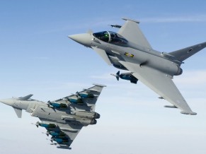 RAF No 11 Squadron Typhoon