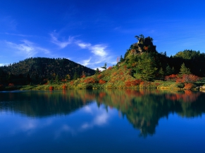 Reflection of Autumn Trees