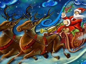 Santa Clause Creative Art Work