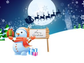 Snowman Merry Christmas