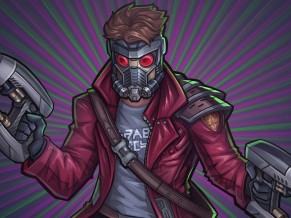 Star Lord Artwork Guardians...