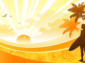 Sunshine Widescreen Vector