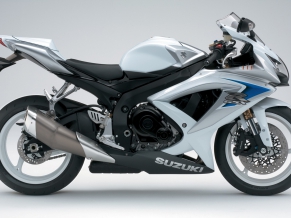 Suzuki GSX R600 White Mix