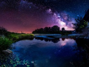 Milky Way Reflections