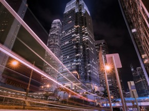 Hong Kong Night Cityscape