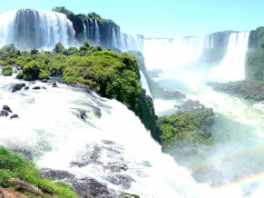 Iguassu Falls Panorama Dual Monitor