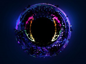 Abstract Neon Eye