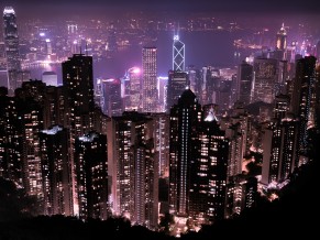 Hong Kong Skyline at Night