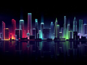 Neon Cityscape