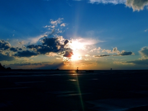 Airport Sunset