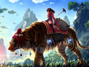 Huge Tiger Ride