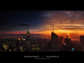 New York Empire State Panorama
