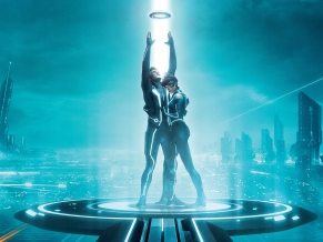 Sam Flynn Quorra Tron Legacy