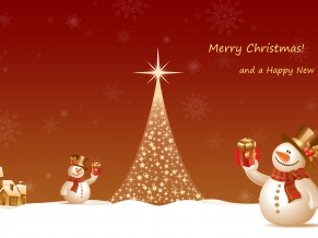 Snowman New Year