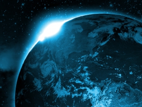 Sunrise Over Planet