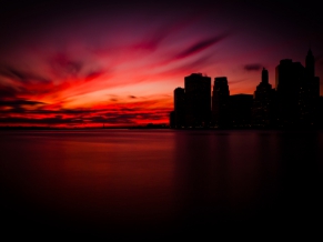 Sunset in Manhattan