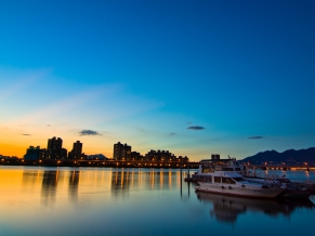 Sunset in Taipei