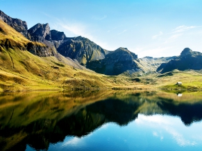 Swiss Alps Lake