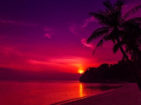 Thail Beach Sunset
