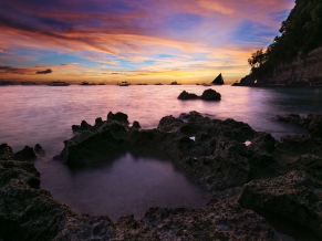 Coastal Sunset Seascape