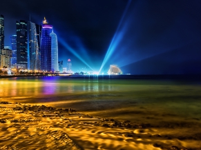 Doha Qatar Skyline