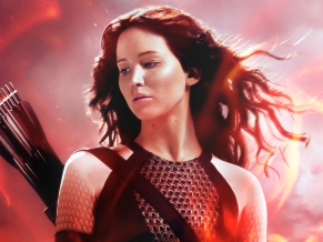 Katniss in The Hunger Games Catching Fire