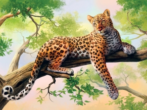 Leopard Art