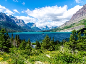 Saint Mary Lake Glacier National Park