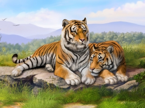 Tigers Art