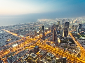 View From Burj Khalifa Dubai