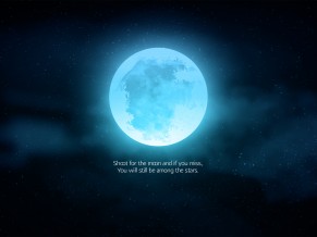 Shoot for Moon Quote