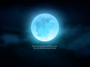 Shoot for Moon Quote