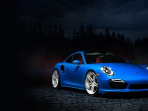 Blue Porsche 991