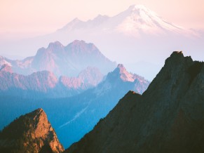 Cascade Range Mountains 4K