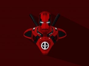 Iron Man Deadpool Crossover 4K
