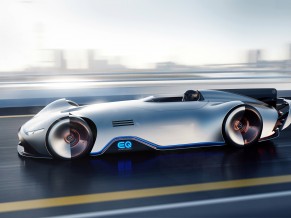 Mercedes Benz Vision EQ Silver Arrow 4K