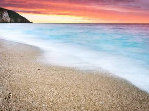 Milos Beach Sunset