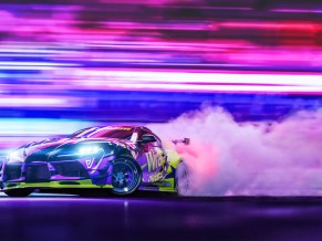 Toyota Supra Neon Drift 4K