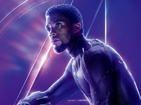 Avengers Infinity War Chadwick Boseman Black Panther 4K 8K