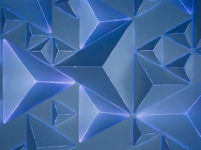 Blue Geometry 4K