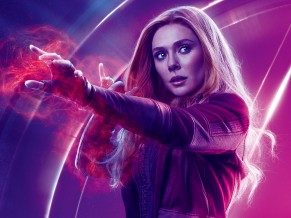 Elizabeth Olsen as Scarlet Witch Avengers Infinity War 4K 8K