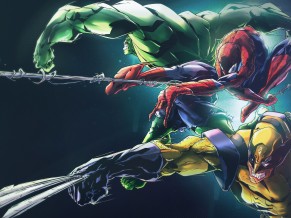 Hulk Spider Man Wolverine...