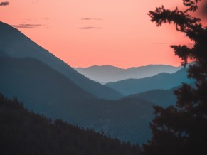 Mountains at Twilight 4K