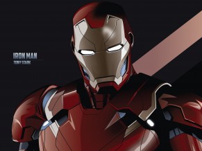 Tony Stark Iron Man Minimal 4K
