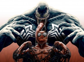 Venom vs Spider Man Artwork 4K