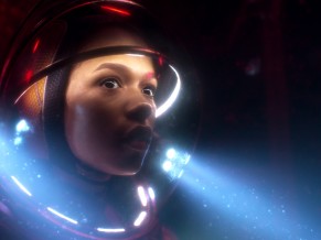 Taylor Russell as Judy in Lost in Space 4K