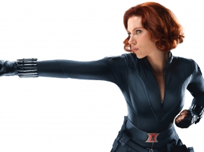 Scarlett Johansson as Black Widow in Avengers